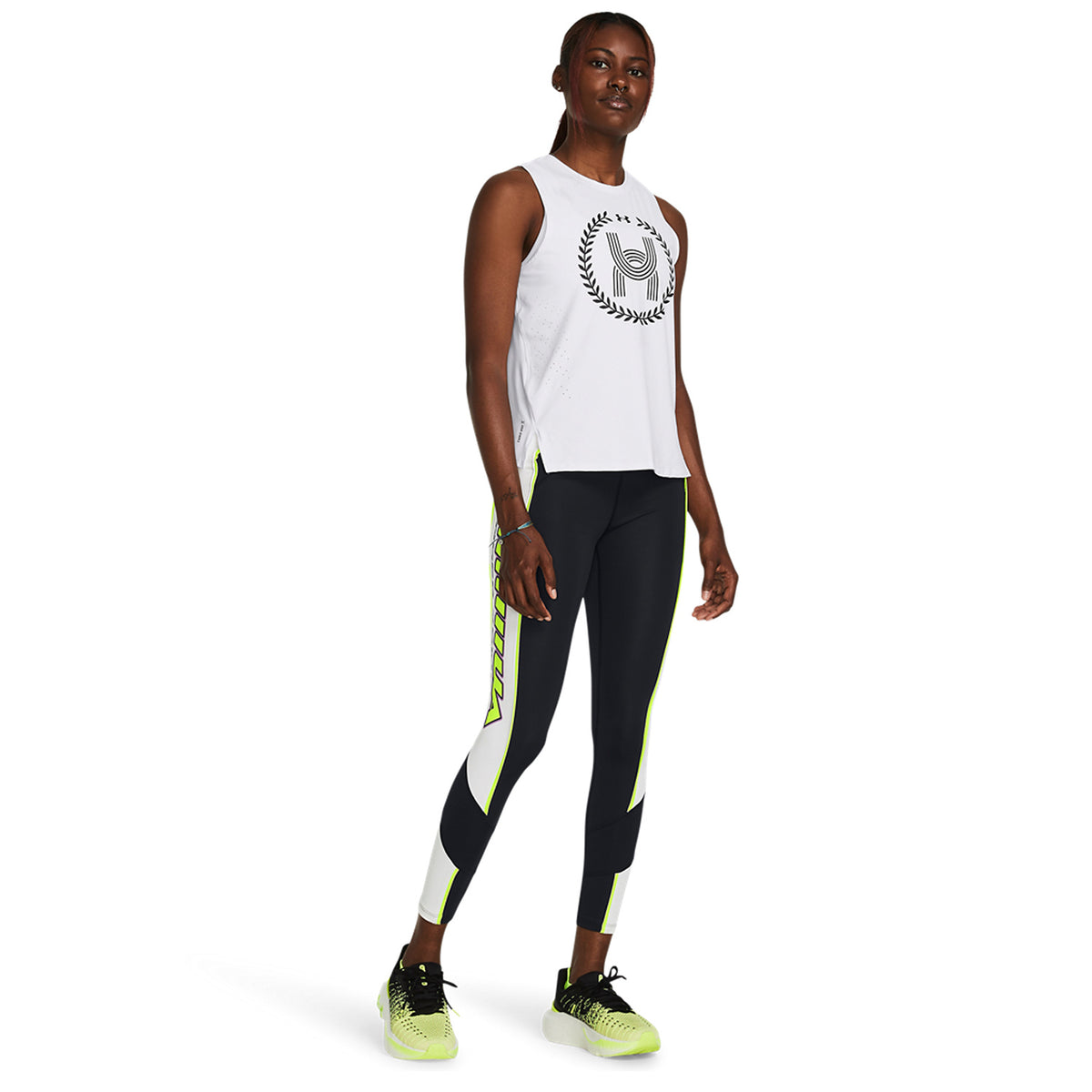 Under Armour Run Everywhere Laser Canotta White/Black