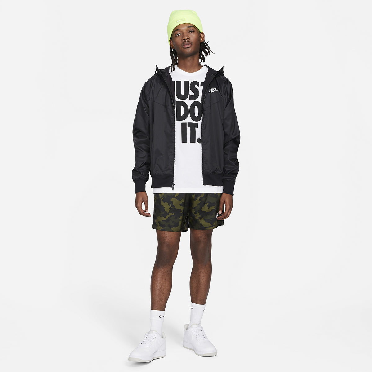 Nike Heritage Essentials Windrunner Giacca Black/White