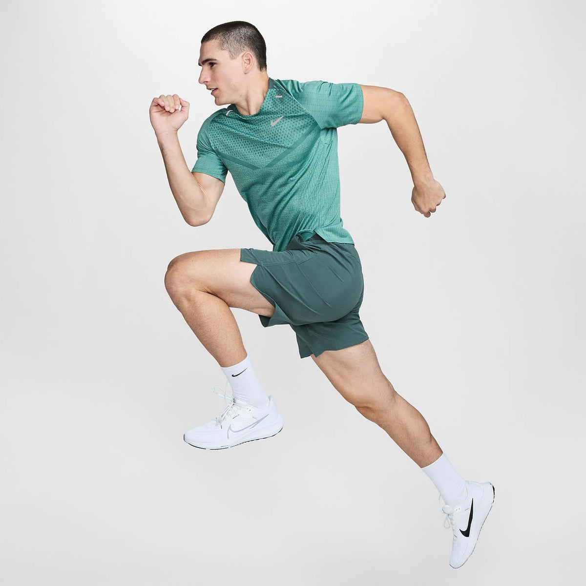 Nike Dri-FIT ADV Techknit Ultra Maglietta Vintage Green/Bicoastal/Reflective Silver