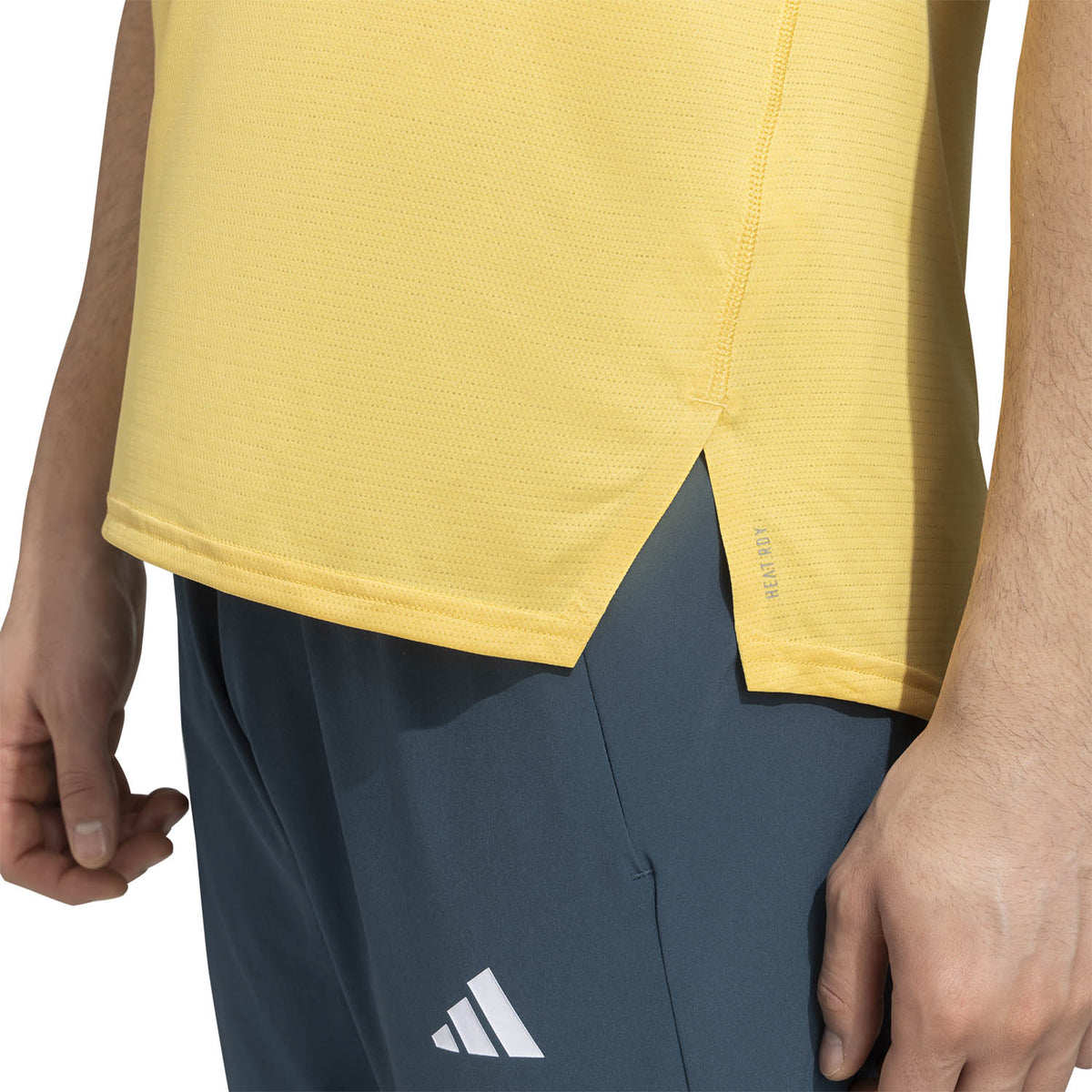 adidas Adizero Heat.RDY Maglietta Semi Spark/Grey Six