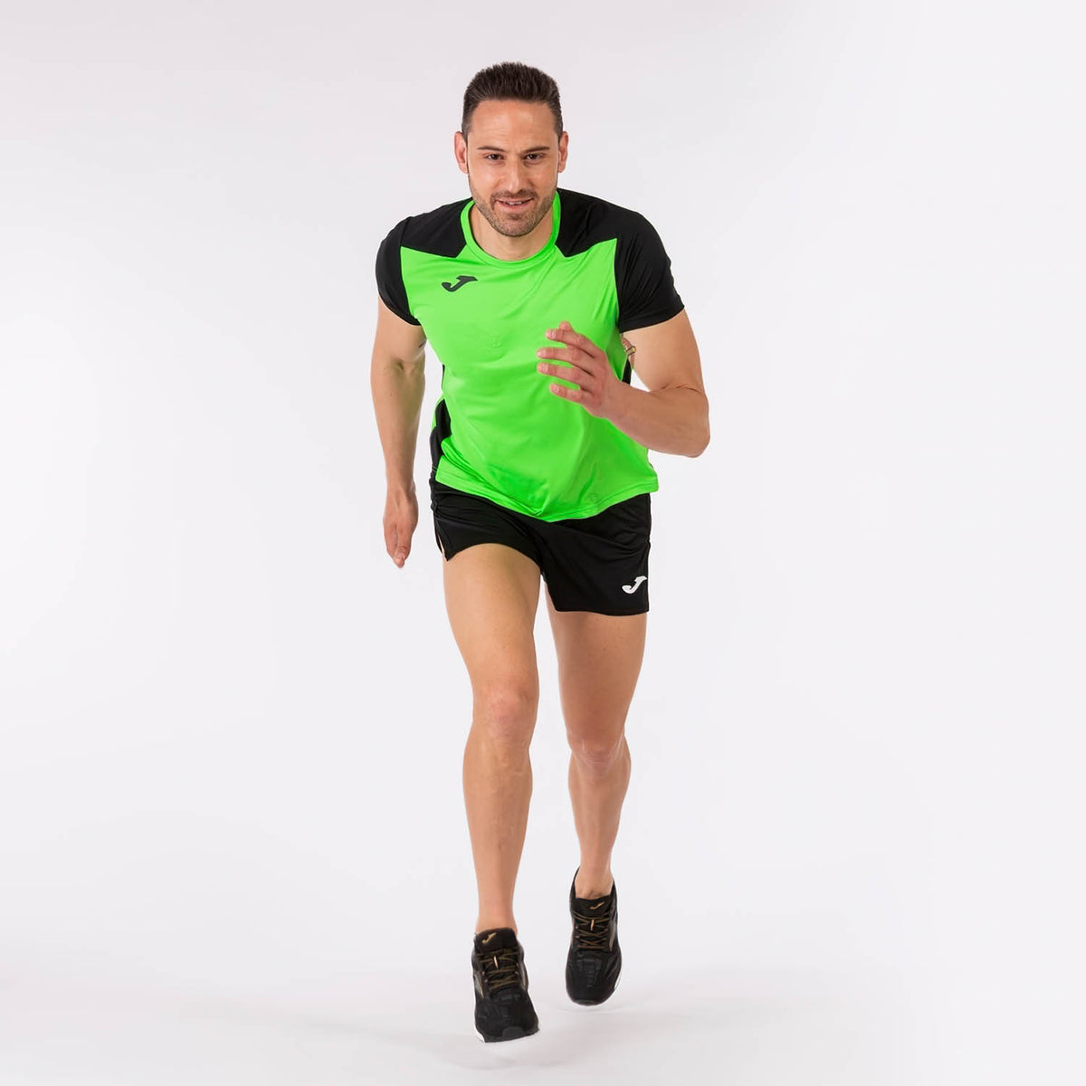 Joma Record II Maglietta Fluor Green/Black
