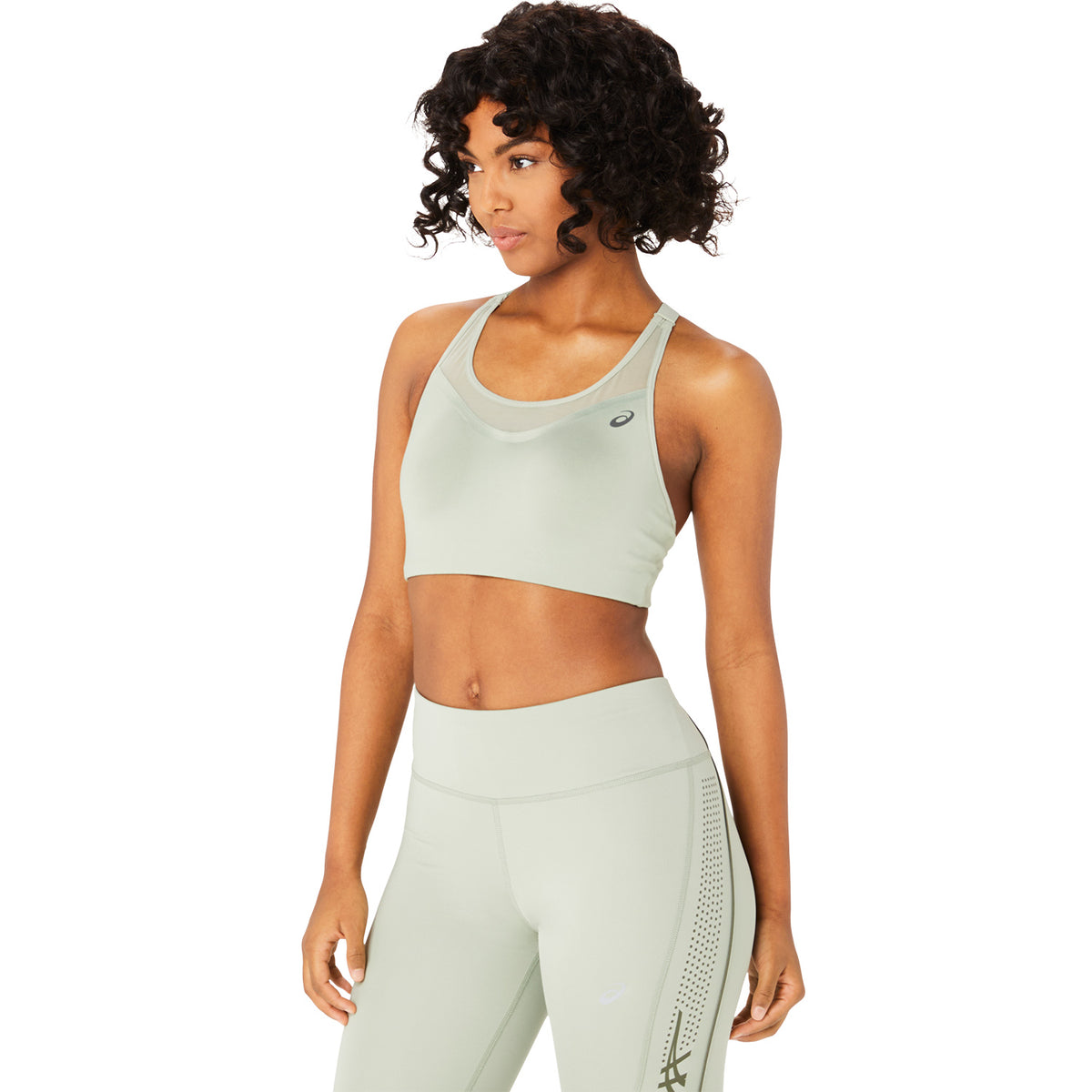 Asics Accelerate Reggiseno Sportivo Olive Grey