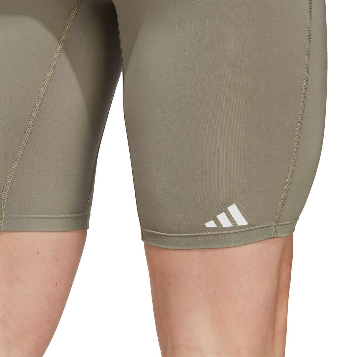 adidas TechFIT Calzamaglia Corta Silver Pebble