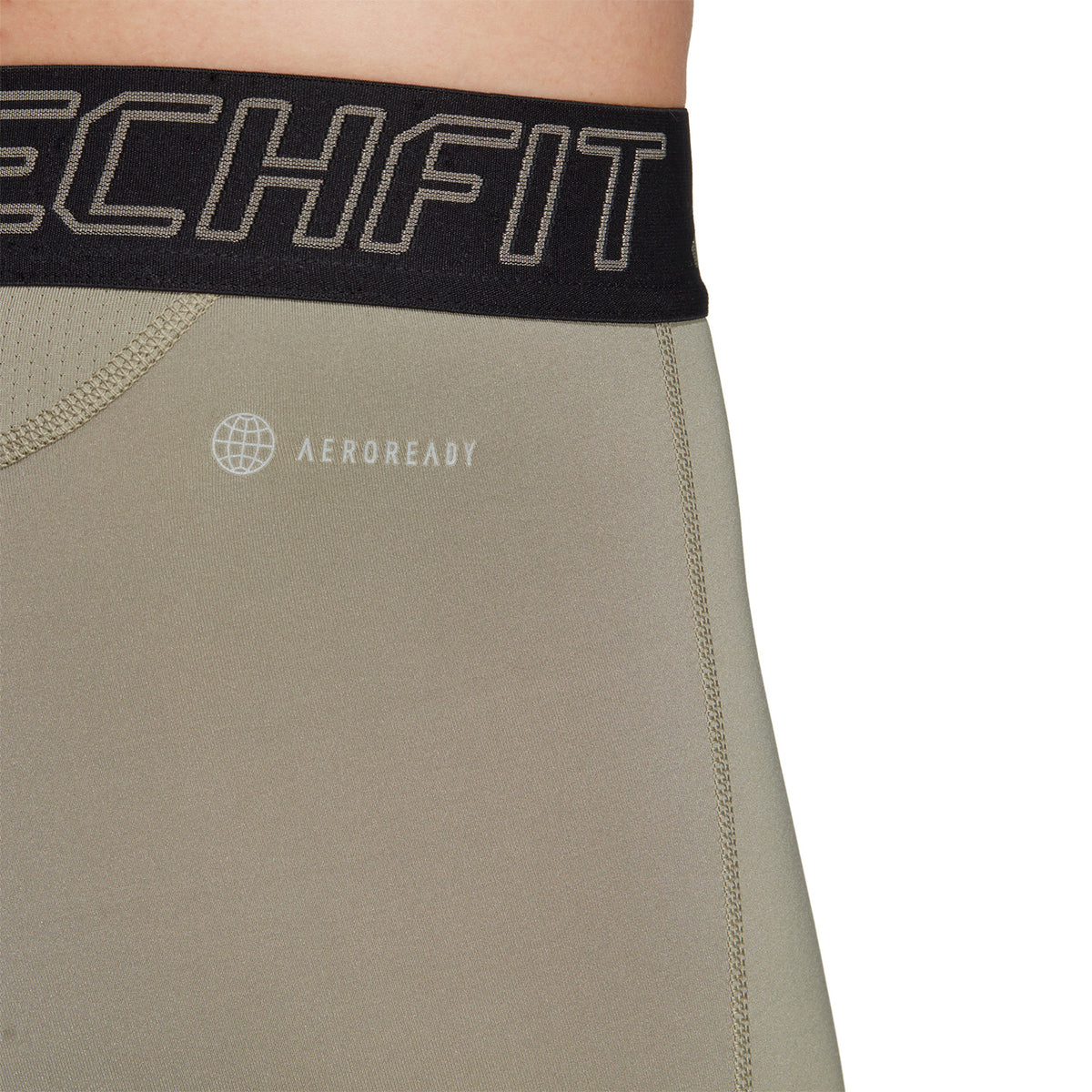 adidas TechFIT Calzamaglia Corta Silver Pebble