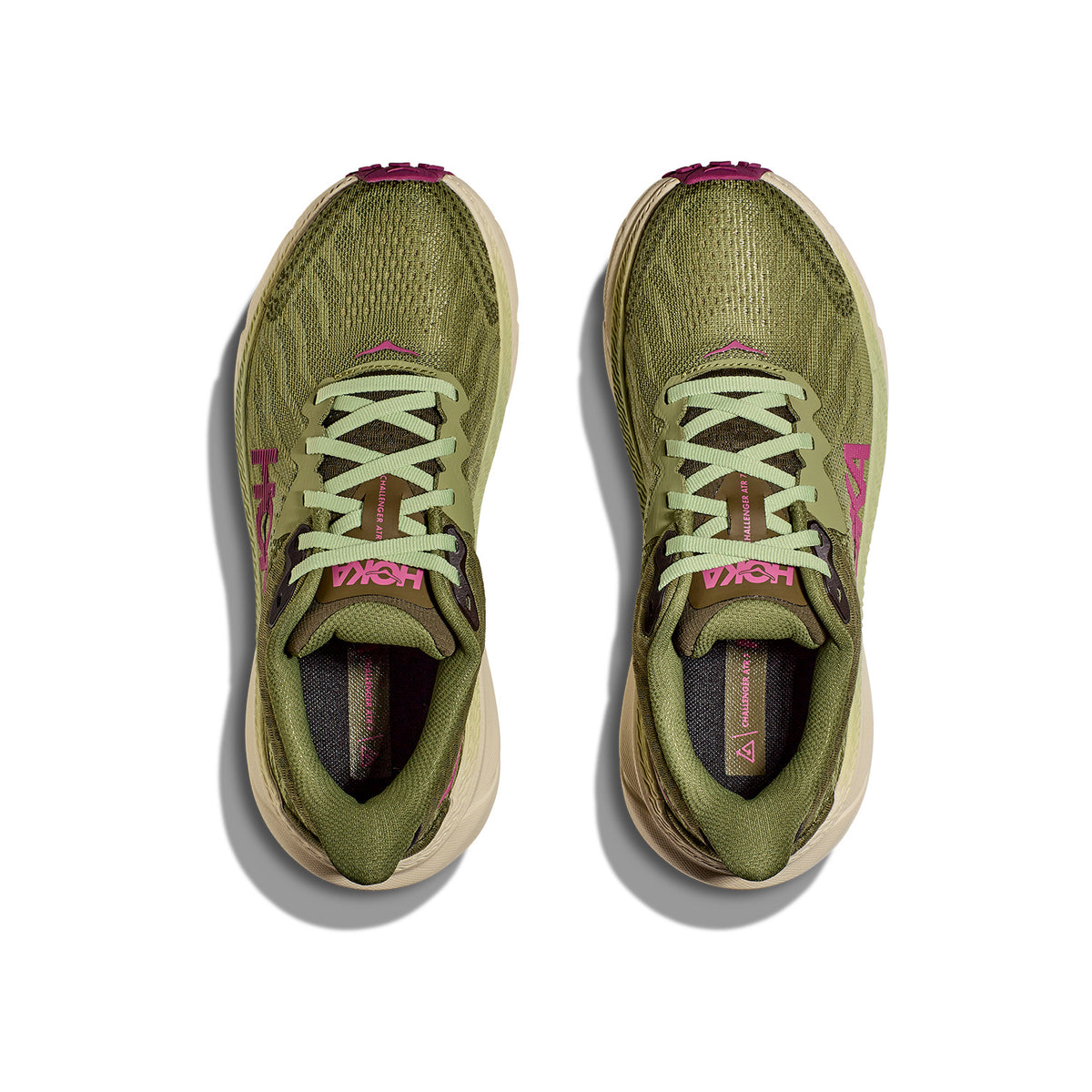 Hoka Challenger 7 Wide Forest Floor/Beet Root