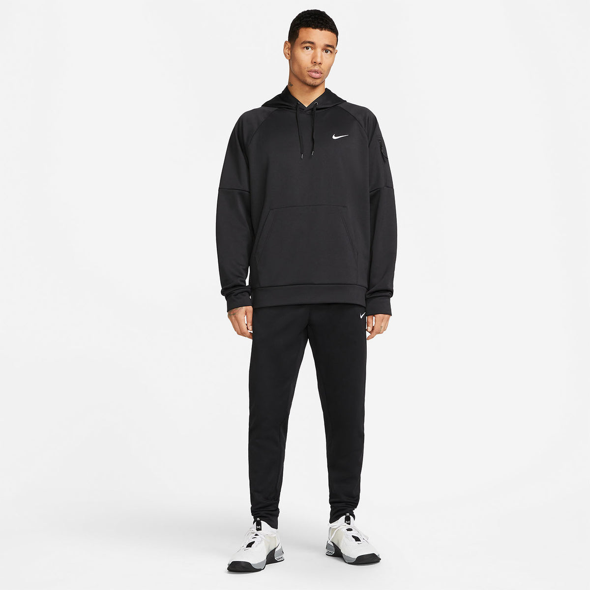Nike Therma-FIT Swoosh Felpa Black/White
