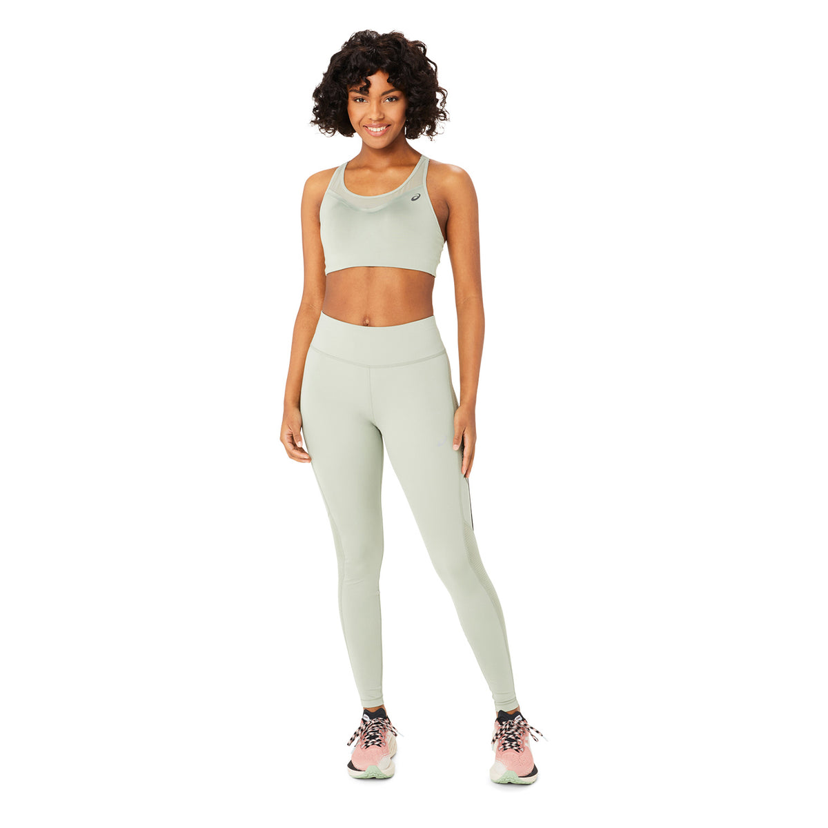 Asics Accelerate Reggiseno Sportivo Olive Grey