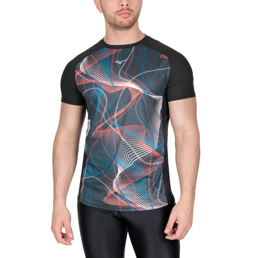 Mizuno Aero Maglietta Black/Multi