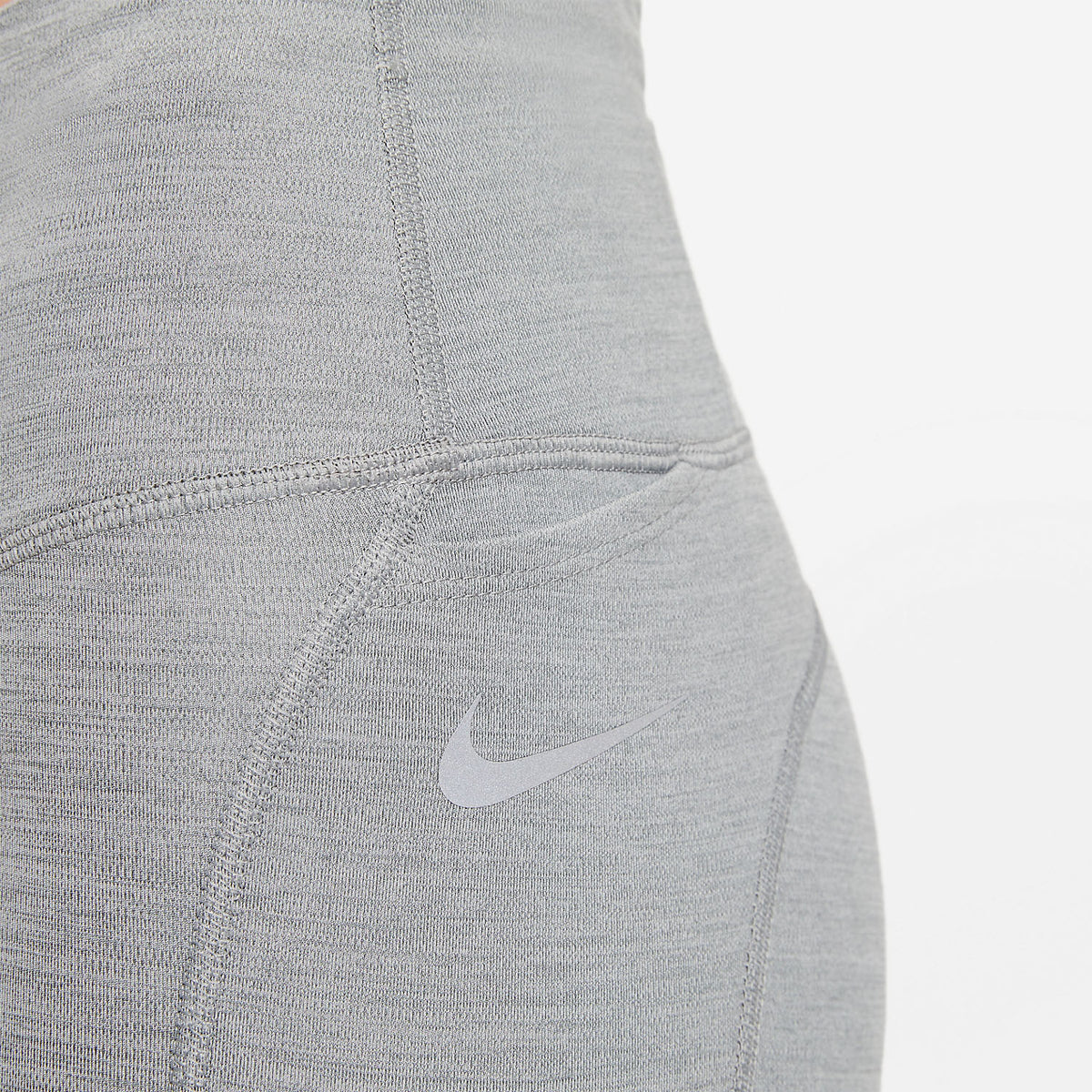 Nike Dri-FIT Fast 3/4 Tights Smoke Grey Heather/Reflective Silver