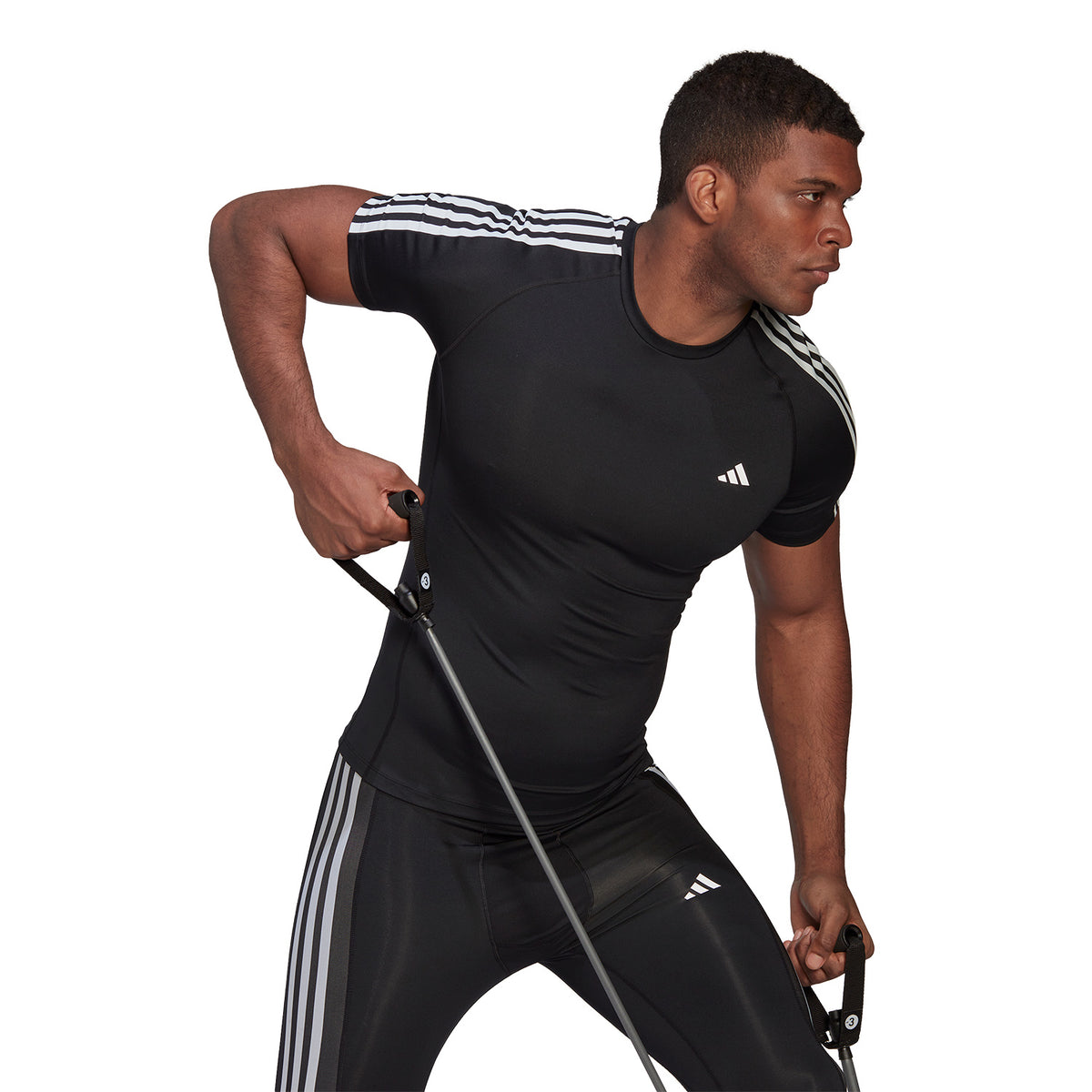 adidas 3 Stripes AEROREADY Maglietta Black