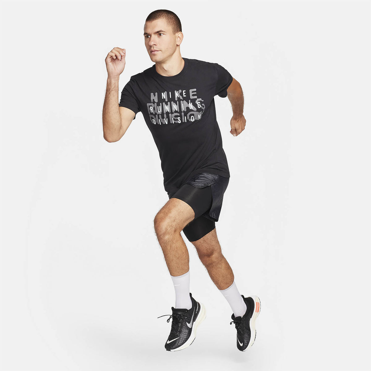 Nike Run Division Maglietta Black
