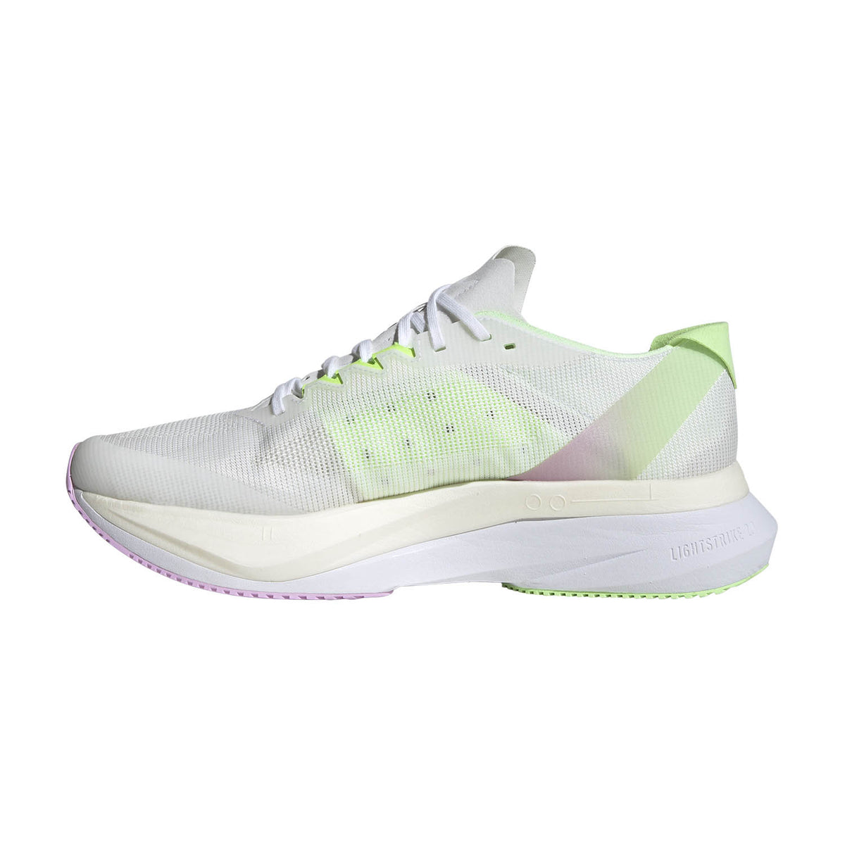 adidas adizero Boston 12 Cloud White/Core Black/Green Spark