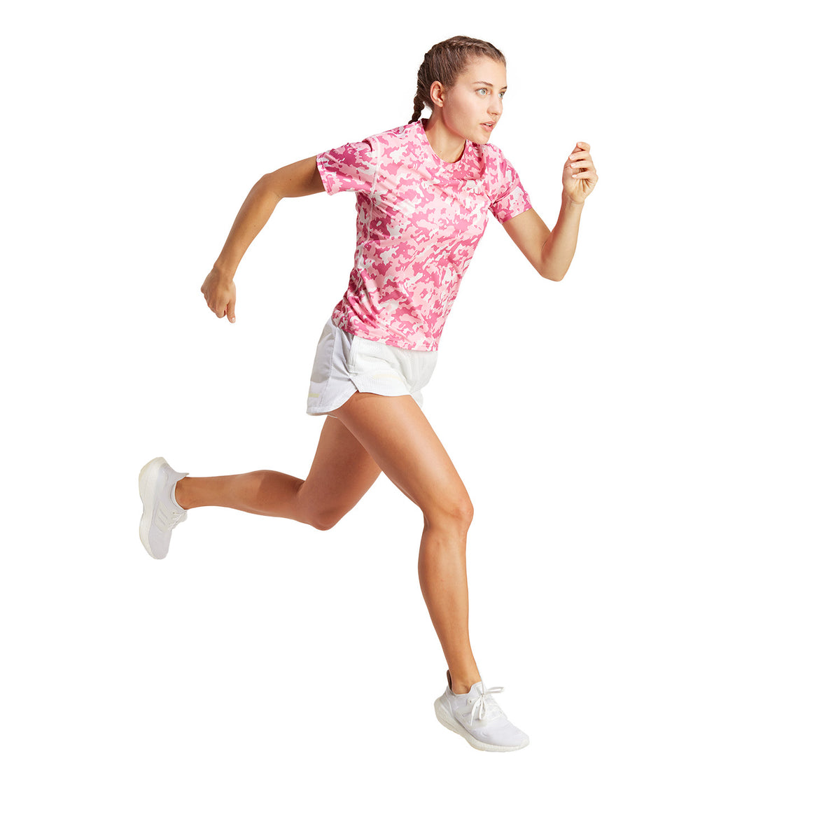 adidas Own The Run Maglietta Clear Pink