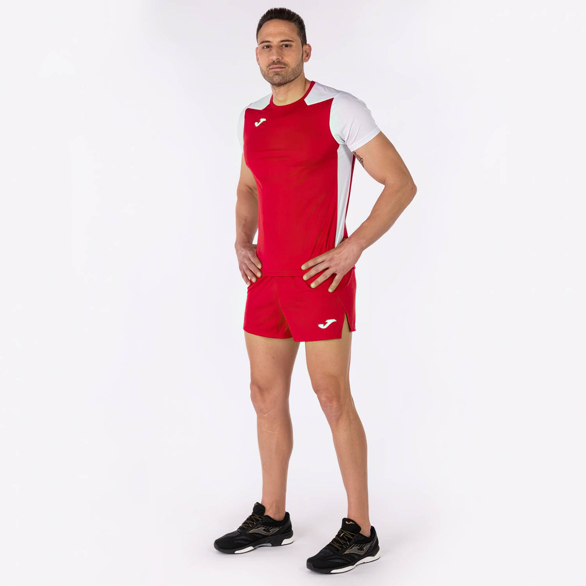 Joma Record II Maglietta Red/White