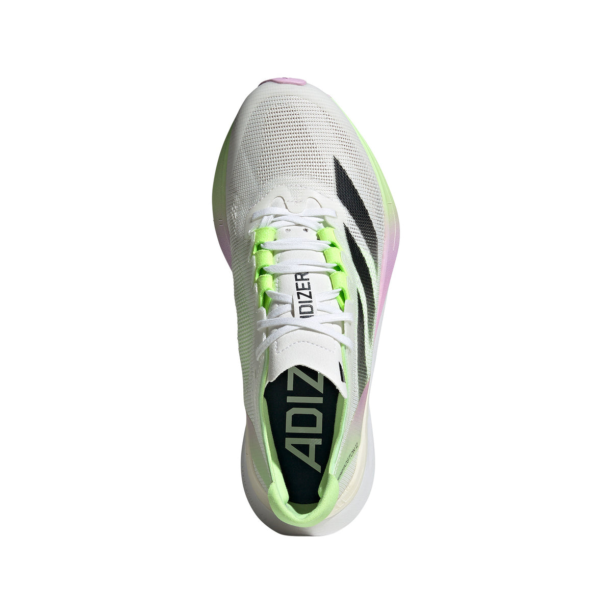 adidas adizero Boston 12 Cloud White/Core Black/Green Spark