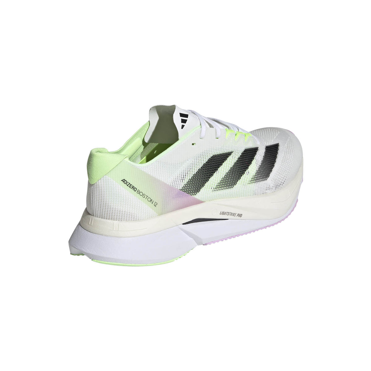 adidas adizero Boston 12 Cloud White/Core Black/Green Spark