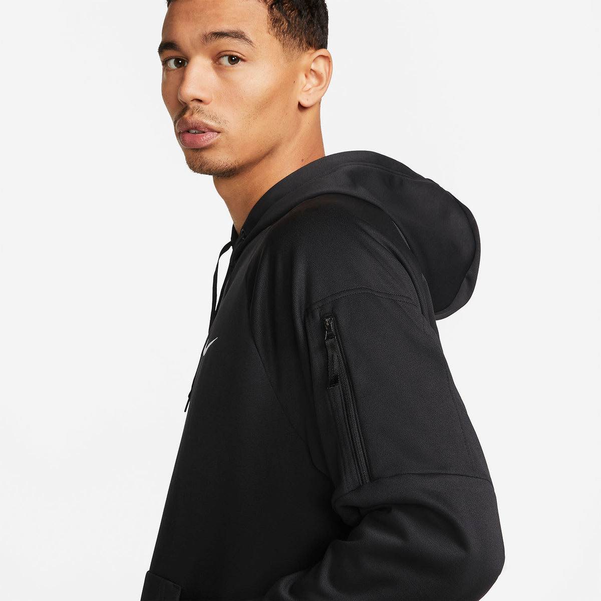 Nike Therma-FIT Swoosh Felpa Black/White