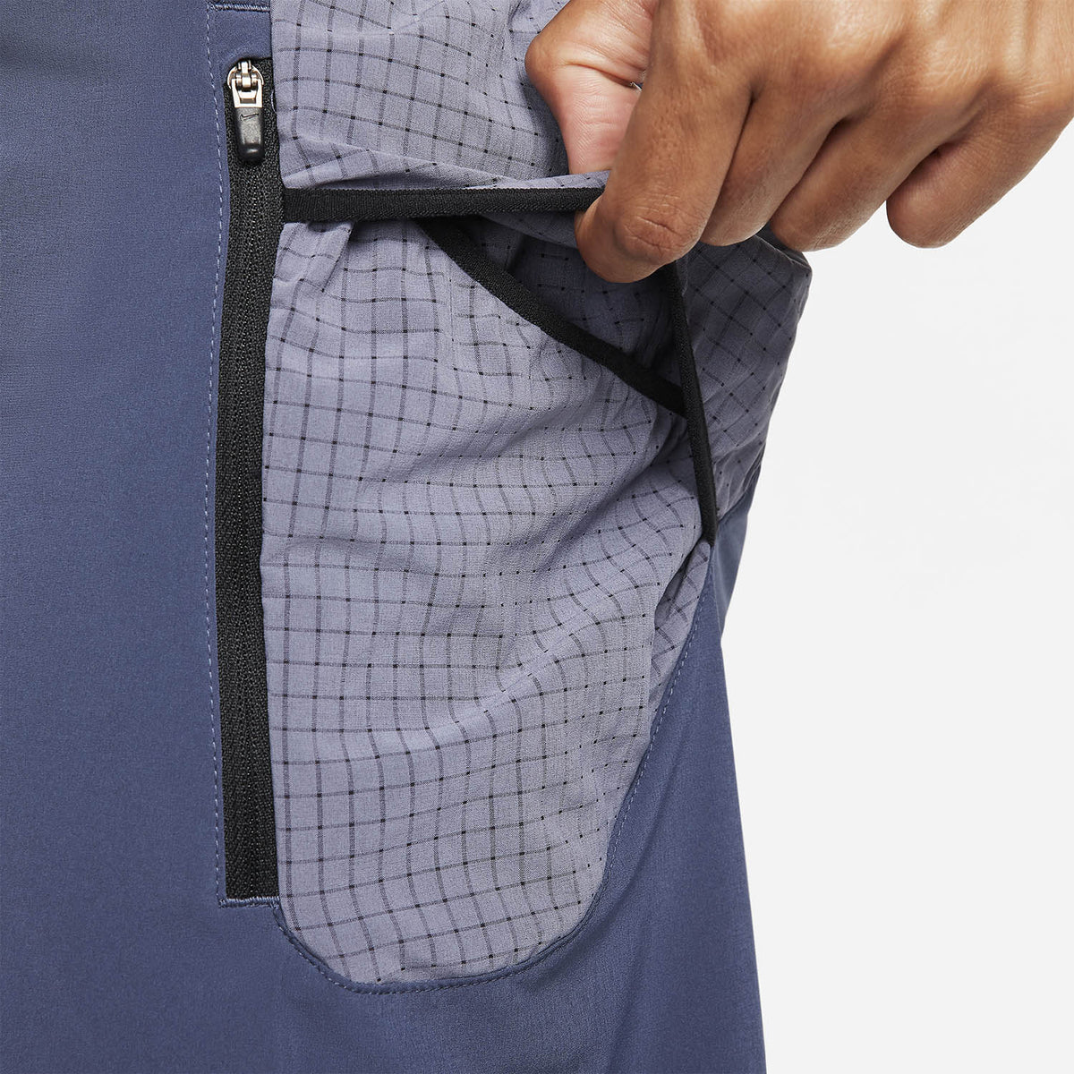 Nike Dri-FIT Second Sunrise 7in Pantaloncini Thunder Blue/Light Carbon/Black