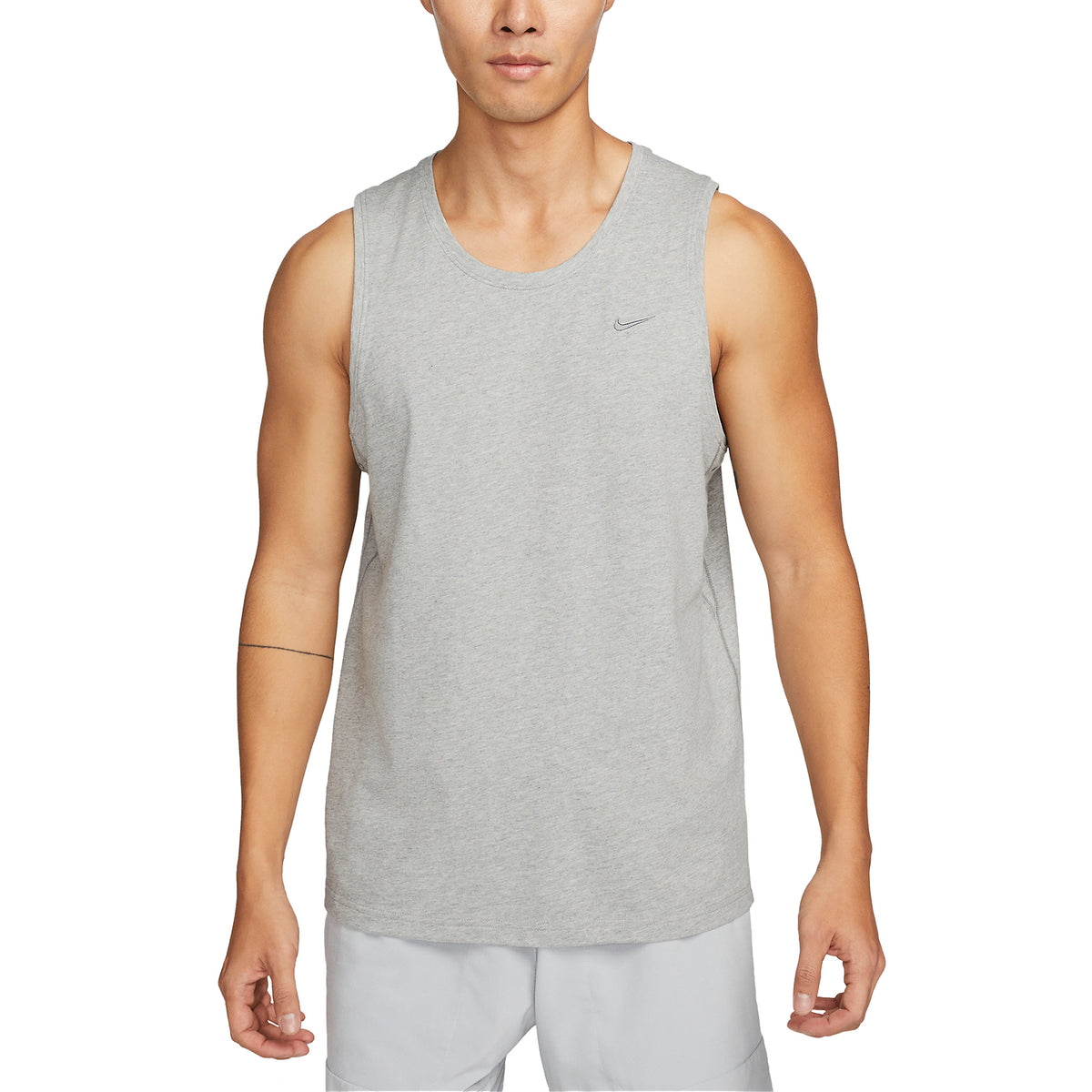 Nike Dri-FIT Primary Canotta Dark Grey Heather/Heather/Smoke Grey