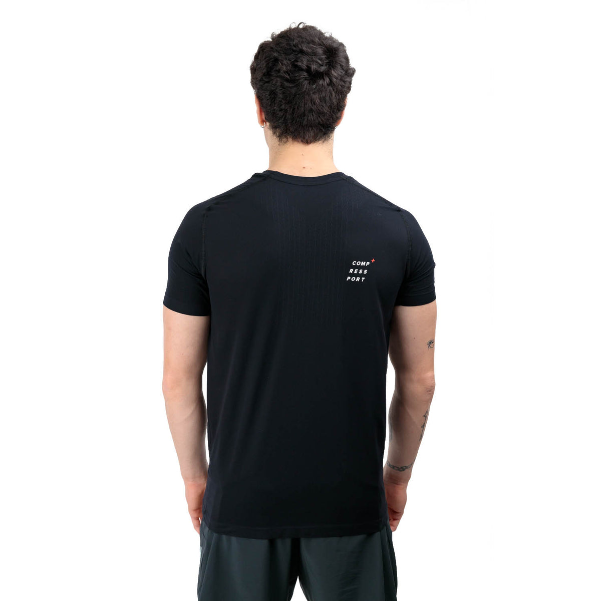 Compressport Performance Maglietta Black/White