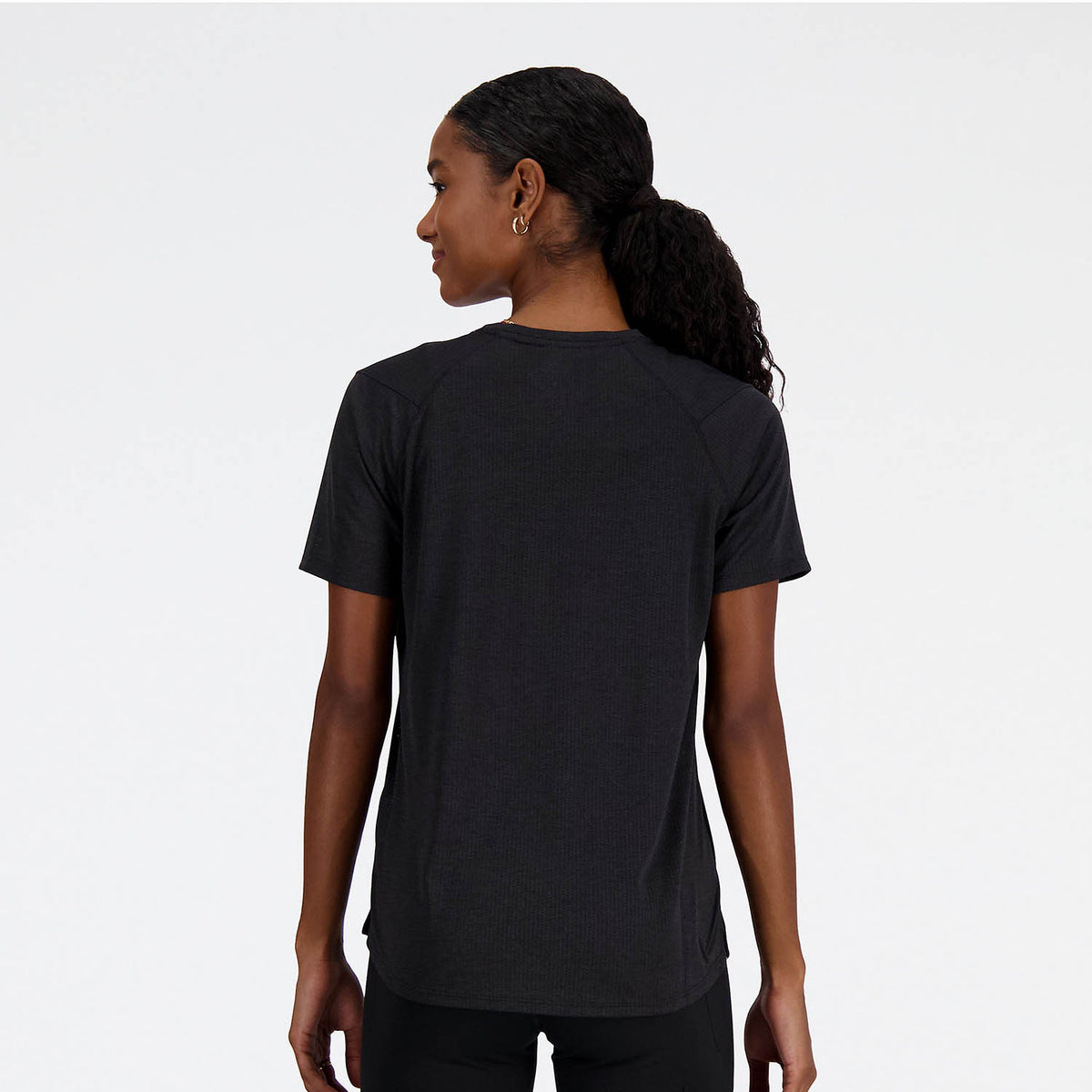 New Balance Athletics Maglietta Black Heather