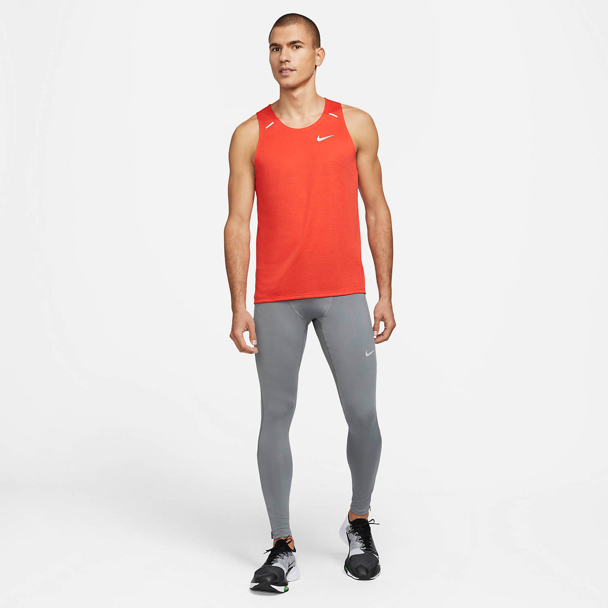 Nike Dri-FIT Essential Calzamaglia Smoke Grey/Reflective Silver