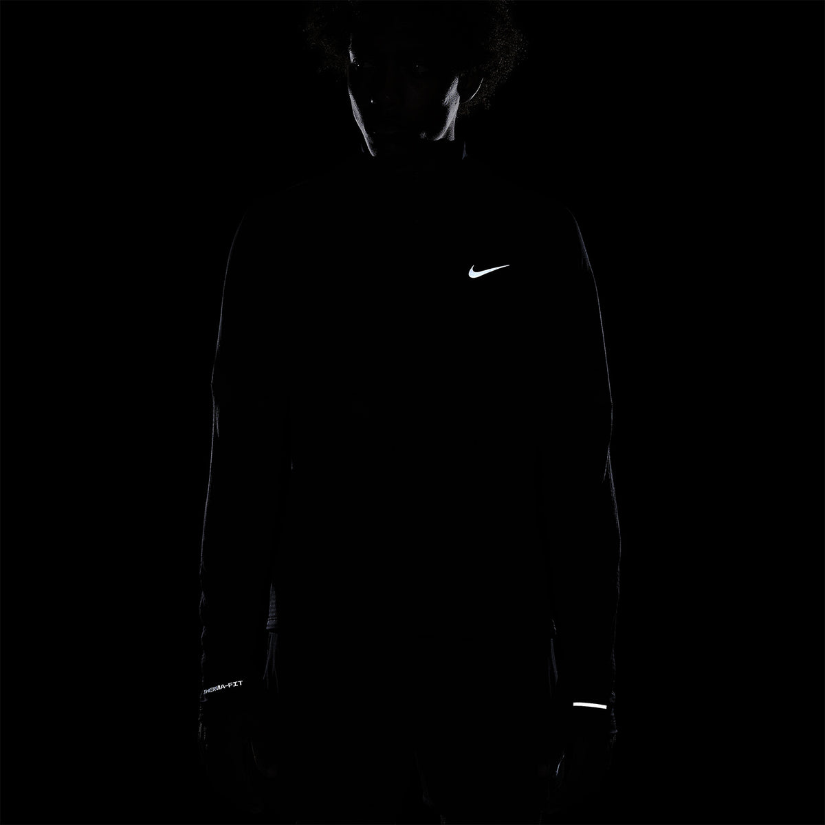 Nike Therma-FIT Element Maglia Black/Reflective Silver
