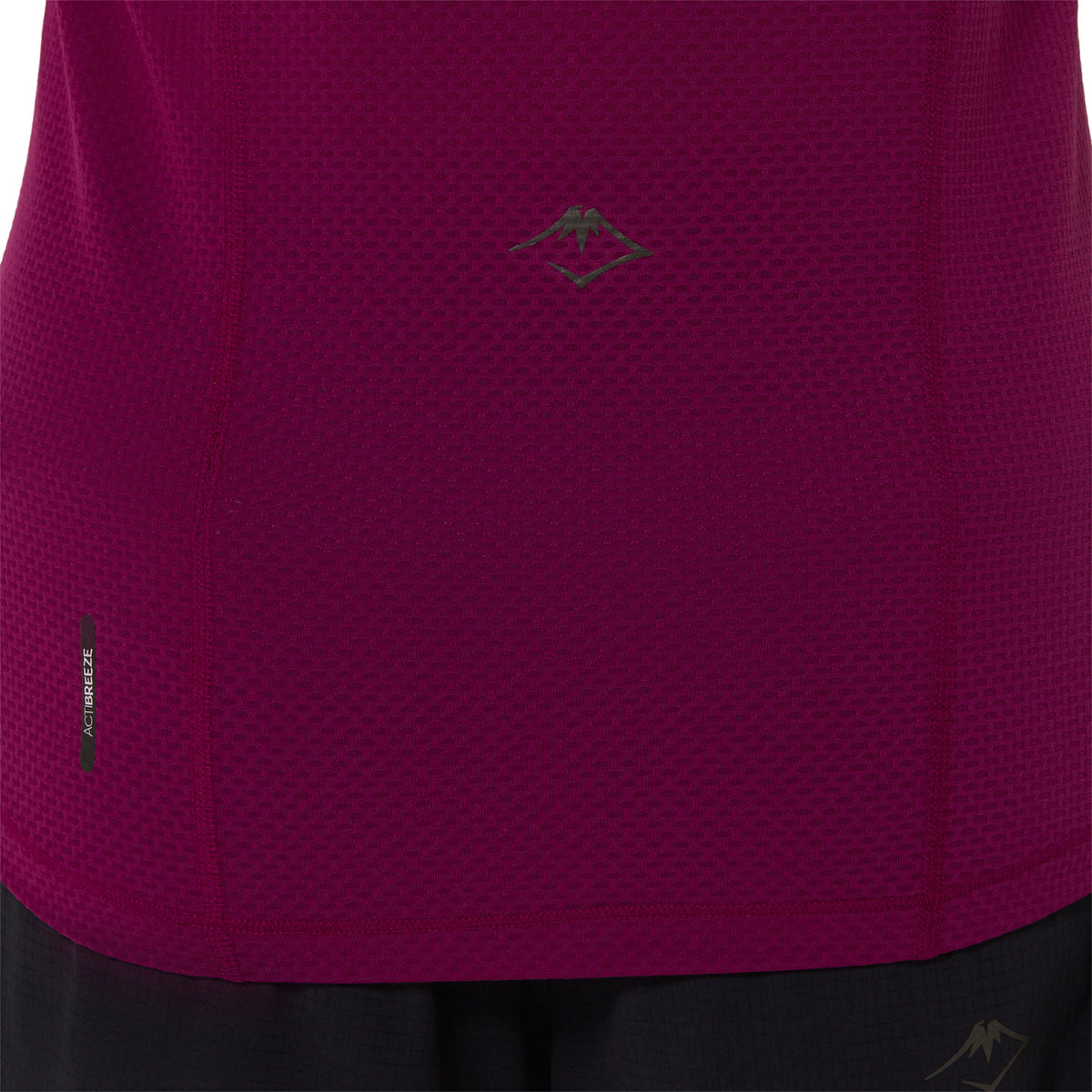 Asics Fujitrail Logo Maglietta Soft Berry/Blackberry