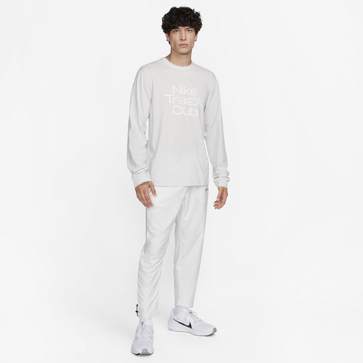 Nike Hyverse Track Club Maglia Photon Dust/Heather/Summit White