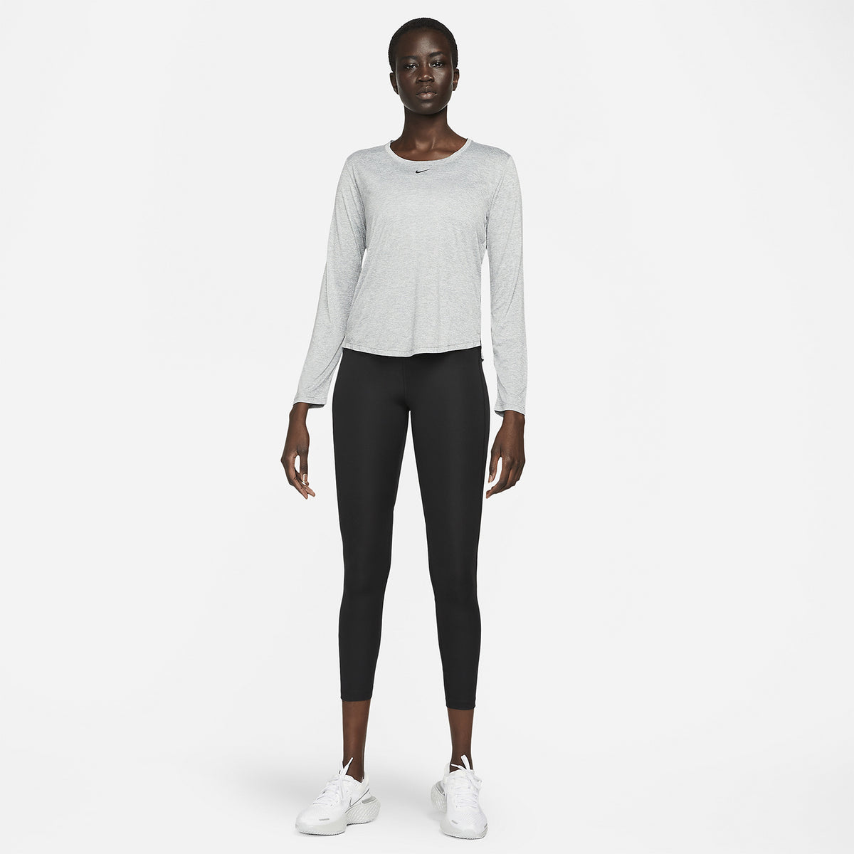 Nike Dri-FIT One Maglia Particle Grey/Heater/Black
