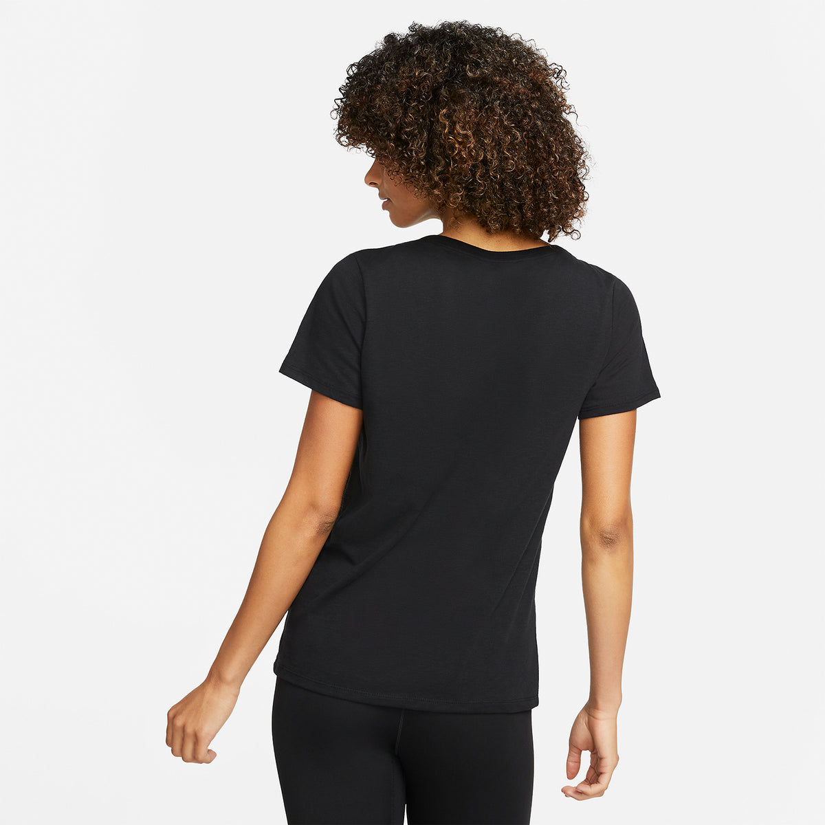 Nike Dri-FIT Script Maglietta Black/White