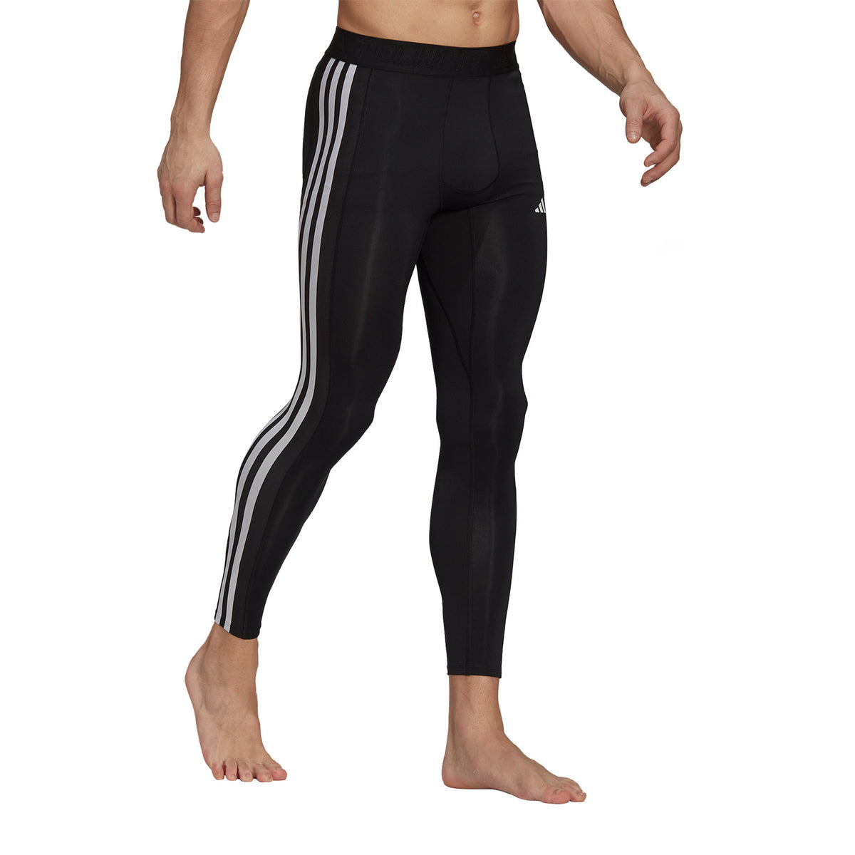 adidas 3 Stripe Calzamaglia Black