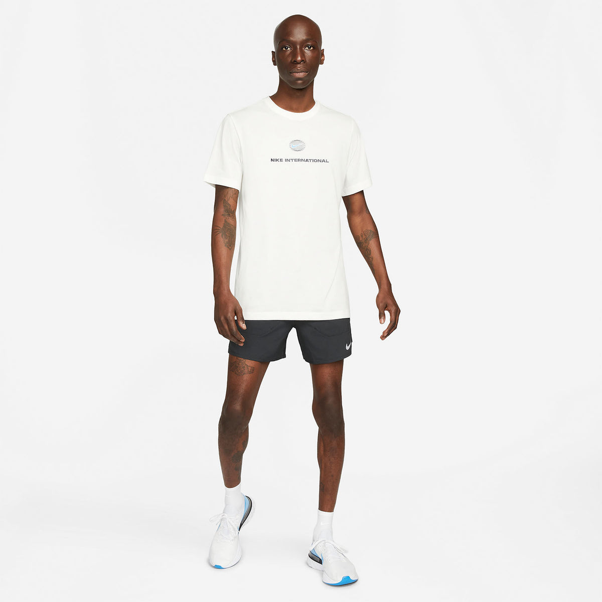 Nike Dri-FIT Stride 5in Pantaloncini Black/Reflective Silver