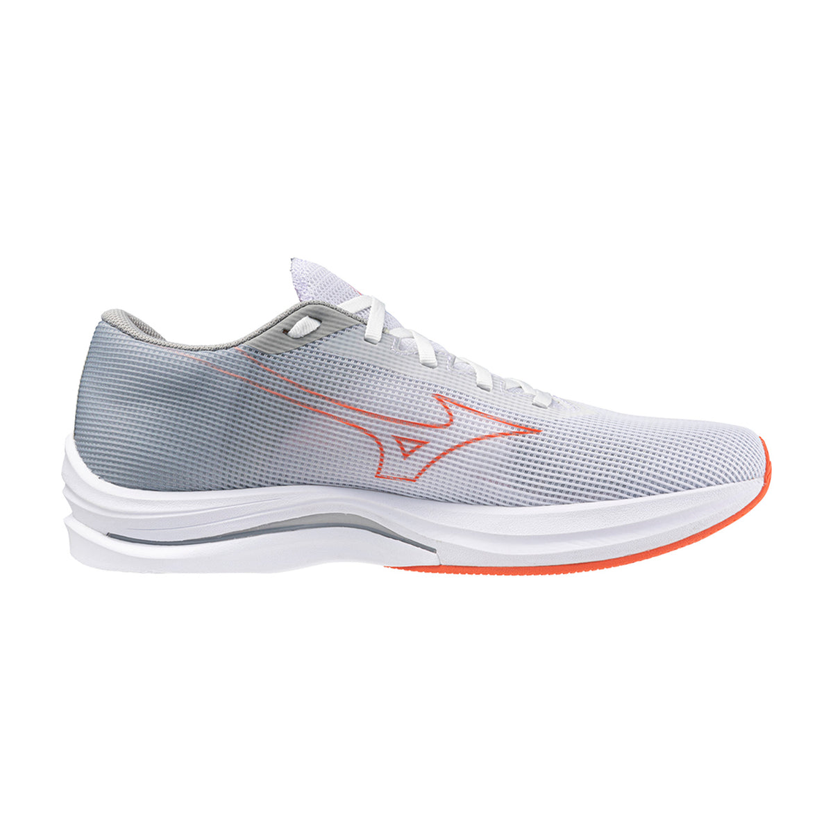 Mizuno Wave Rebellion Sonic 2 White/Hot Coral/Harbor Mist