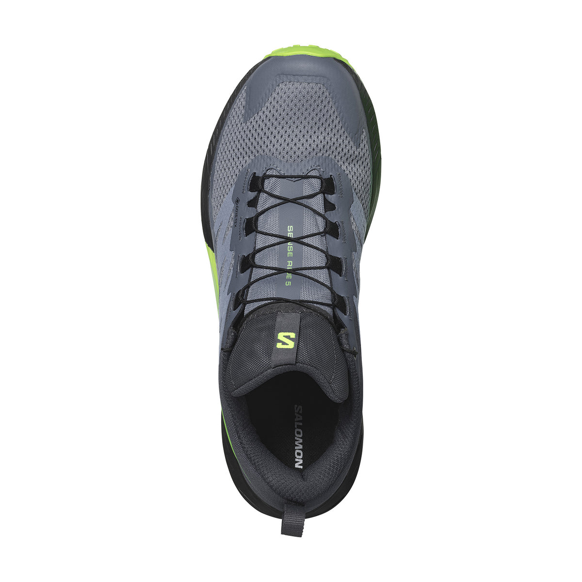 Salomon Sense Ride 5 GTX Flint Stone/Black/Green Gecko