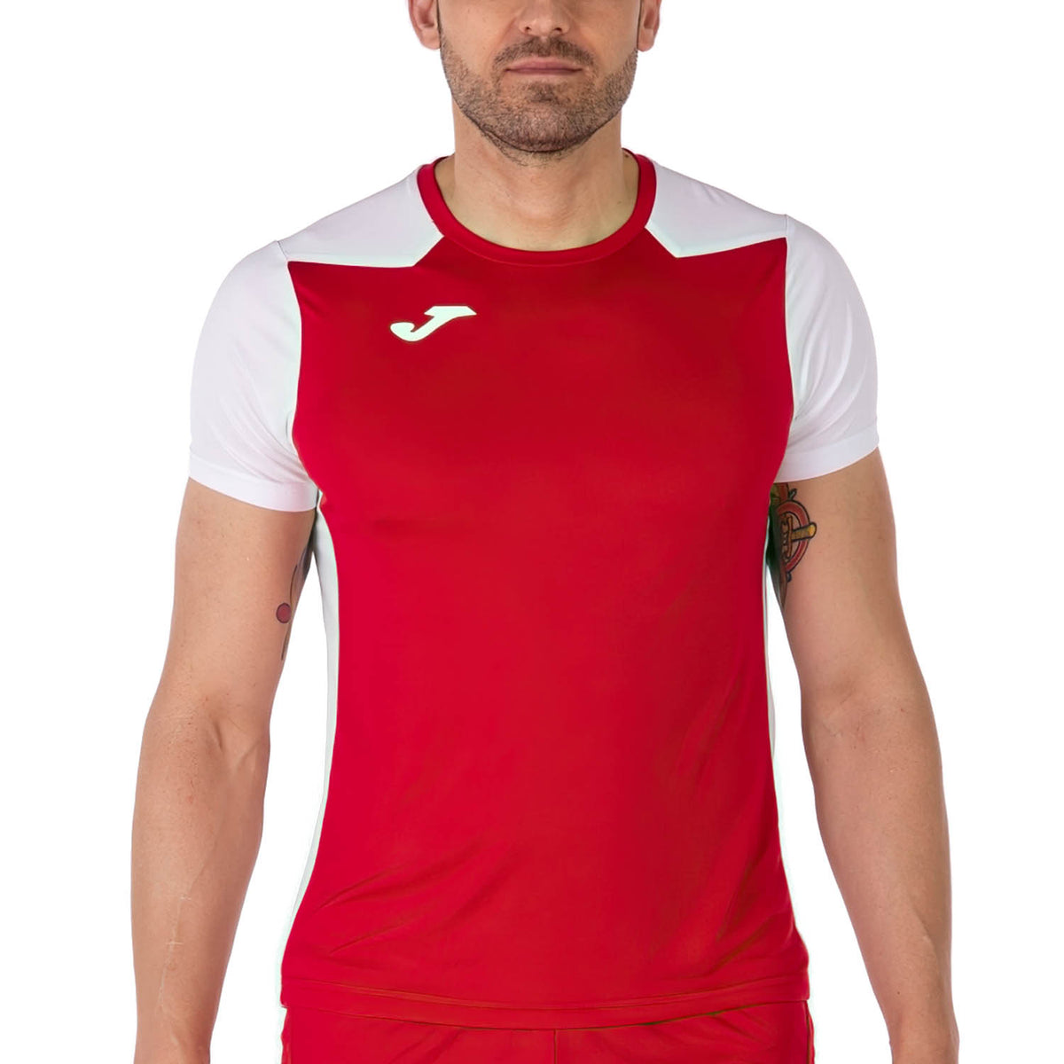 Joma Record II Maglietta Red/White