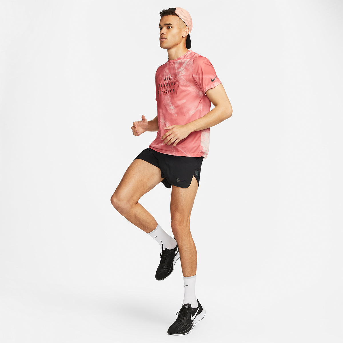 Nike Dri-FIT Run Division Rise 365 Maglietta Adobe/Reflective Black