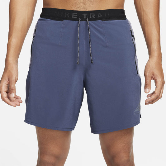 Nike Dri-FIT Second Sunrise 7in Pantaloncini Thunder Blue/Light Carbon/Black