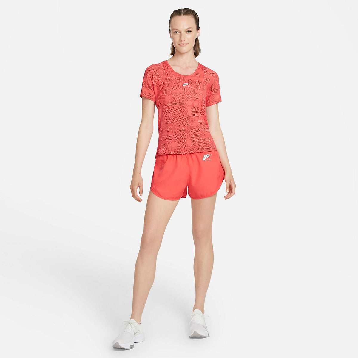 Nike Air Dri-FIT Maglietta Magic Ember/Lobster/Reflective Silver