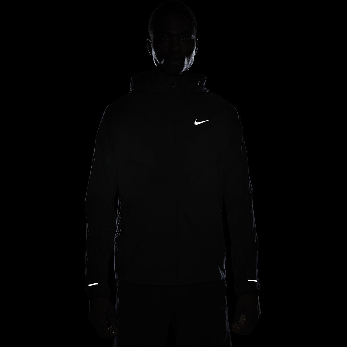 Nike Light Windrunner Giacca Black/Reflective Silver