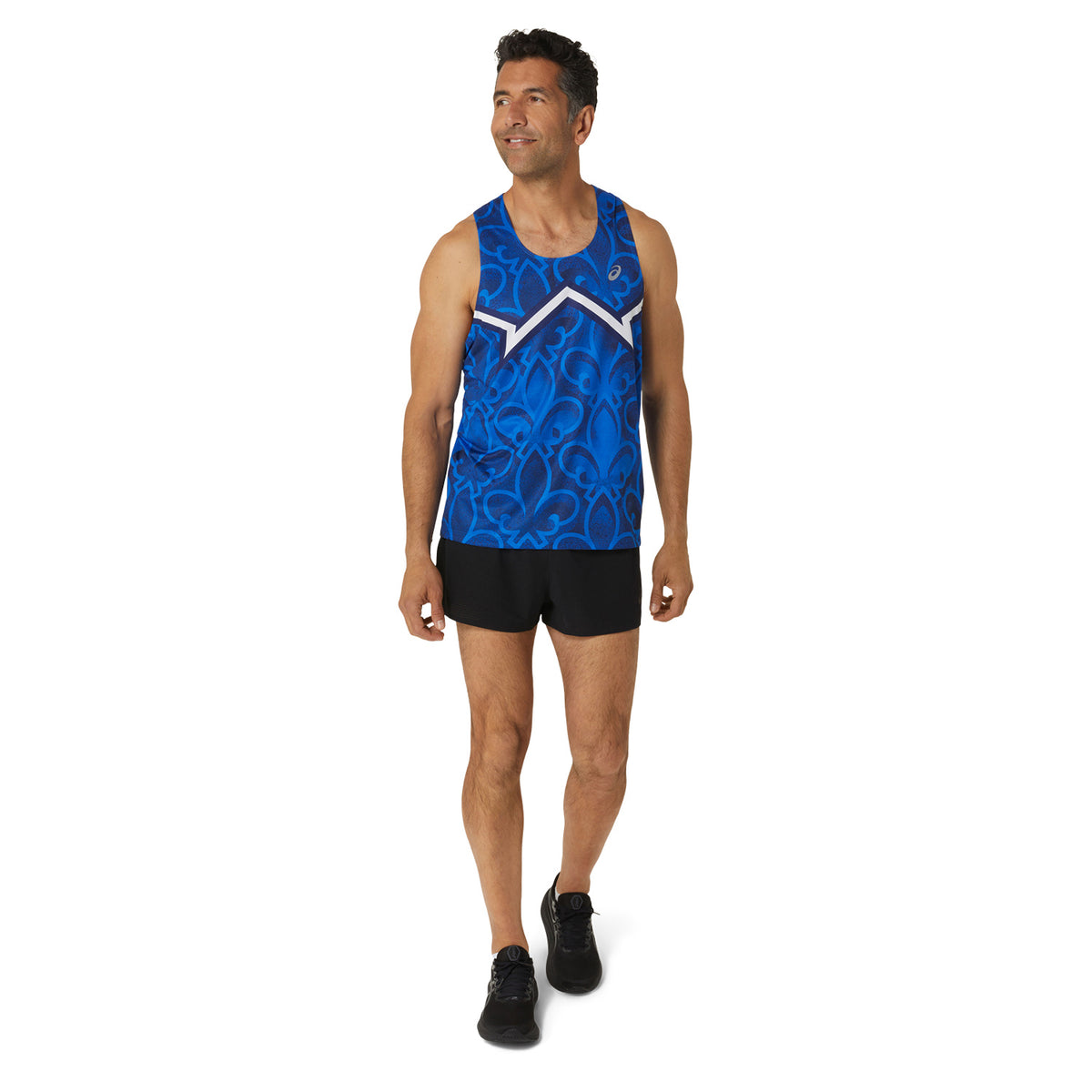Asics Nations Run Canotta Thunder Blue