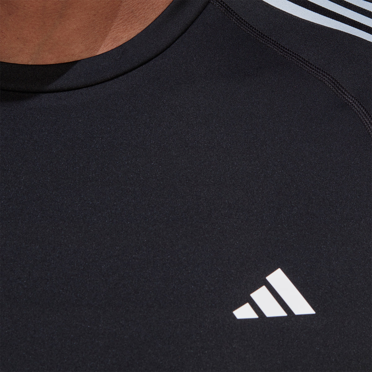 adidas 3 Stripes AEROREADY Maglietta Black