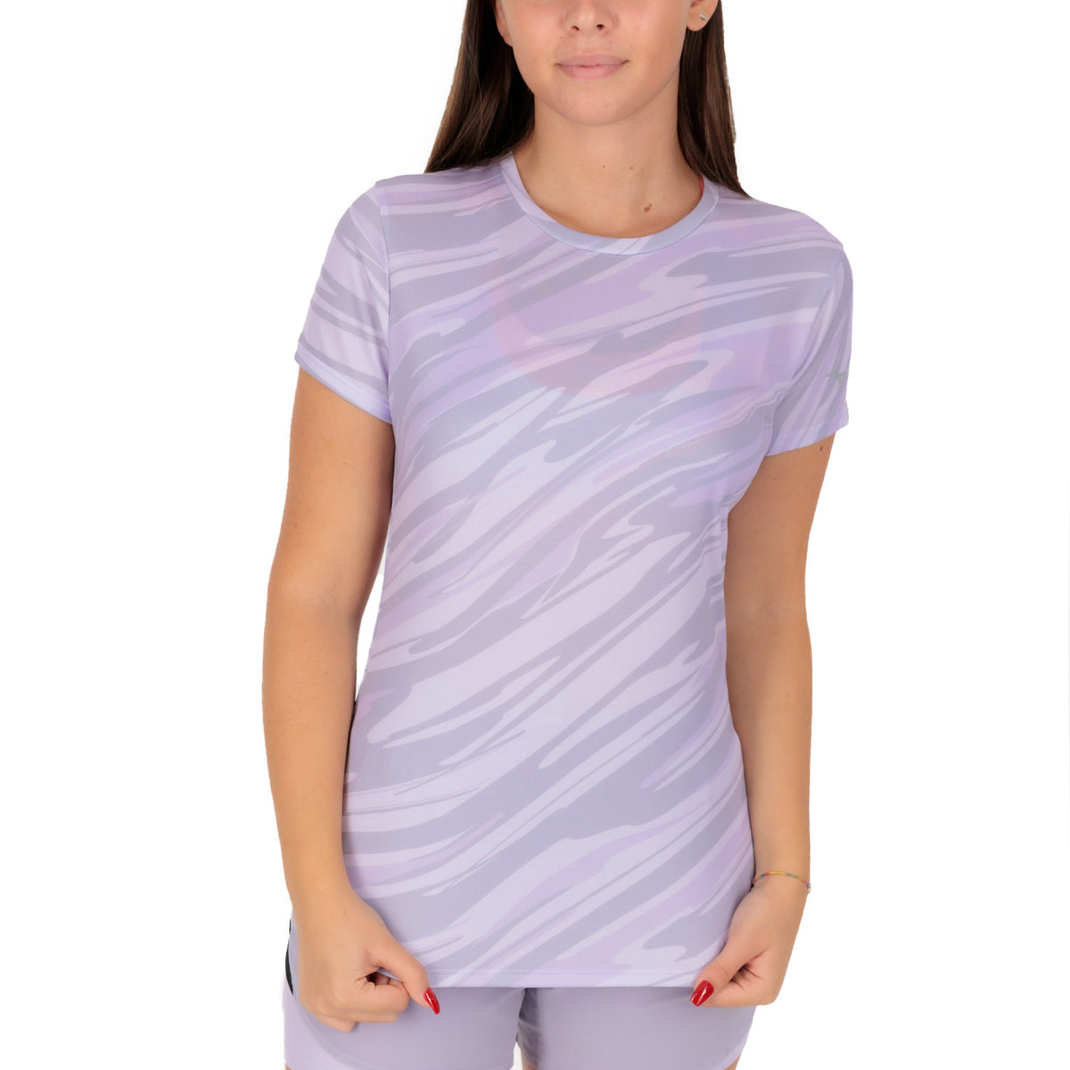 Mizuno Impulse Core Graphic Maglietta Pastel Lilac