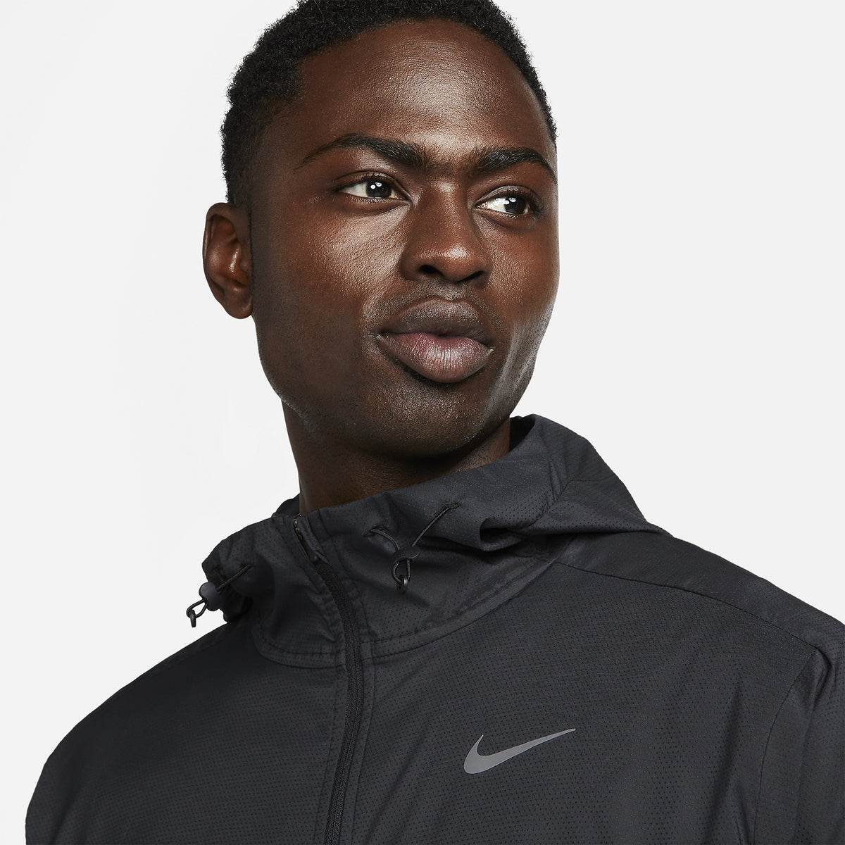 Nike Light Windrunner Giacca Black/Reflective Silver