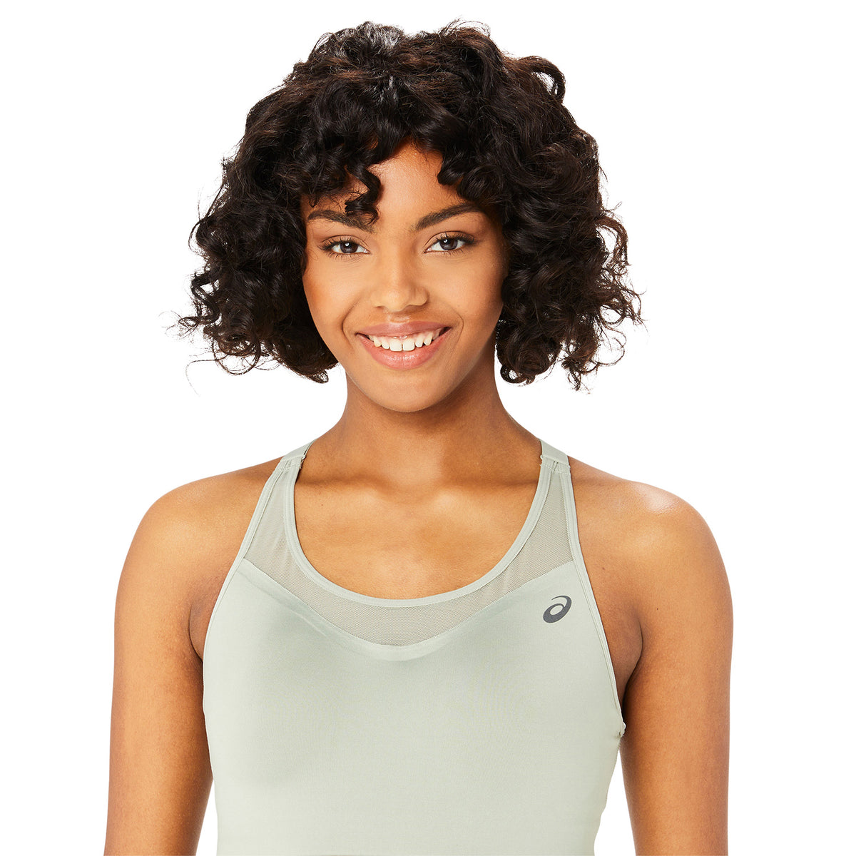 Asics Accelerate Reggiseno Sportivo Olive Grey